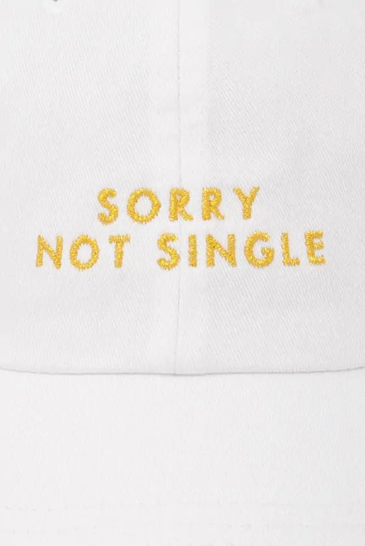 Sorry Not Single | Sorry Not Sorry - Bachelorette party dad hats