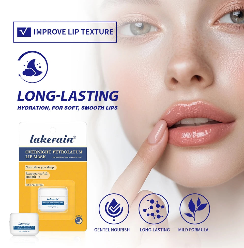 7.7g / 0.27 0z. Sleep Lip Mask Healthy Lips Renewal Therapy Lip Protectant Moisturizer Exfoliating Clean Lip Skin Care Product