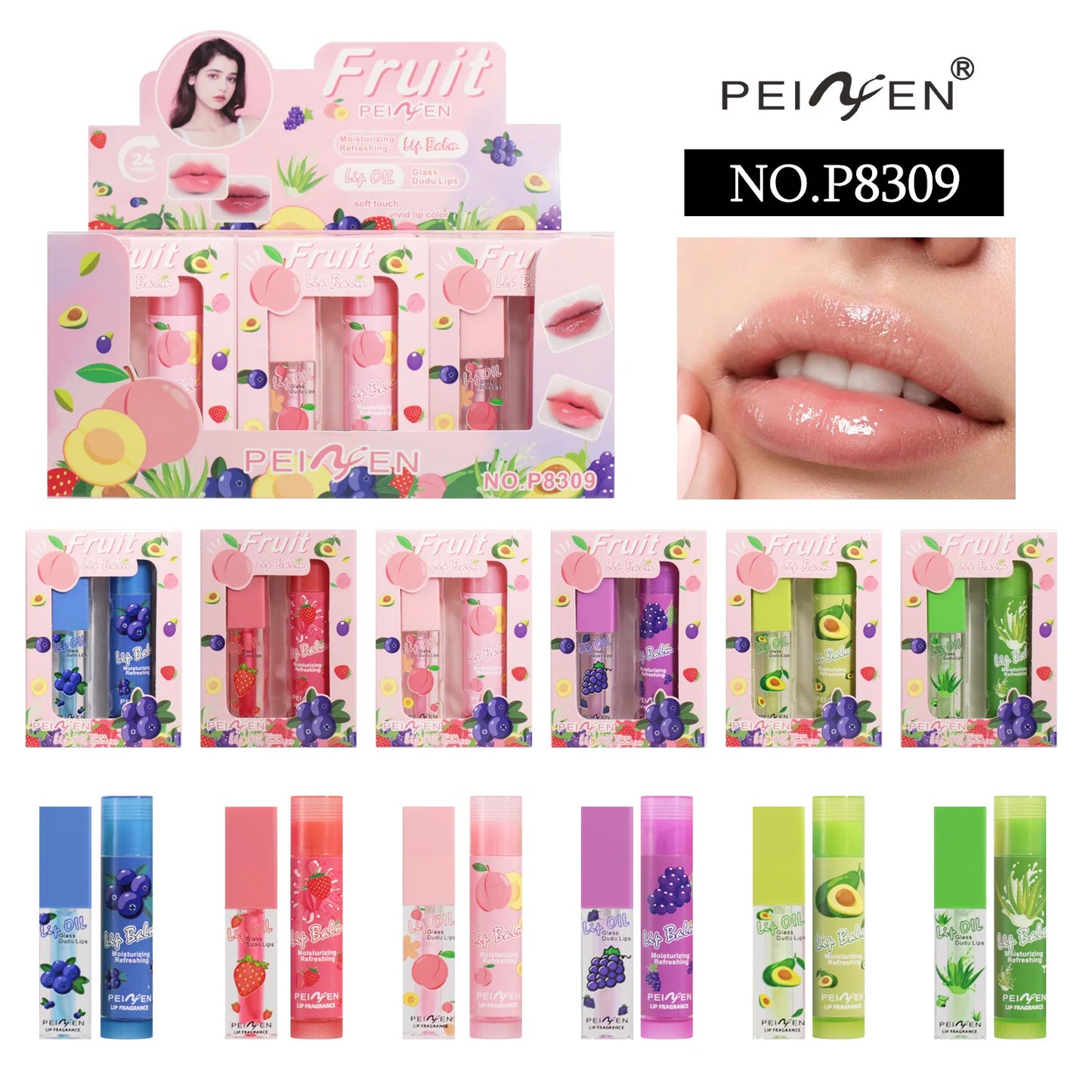 Penifen Lip Balm & Overnight Lip Mask – Hydrating & Moisturizing Duo