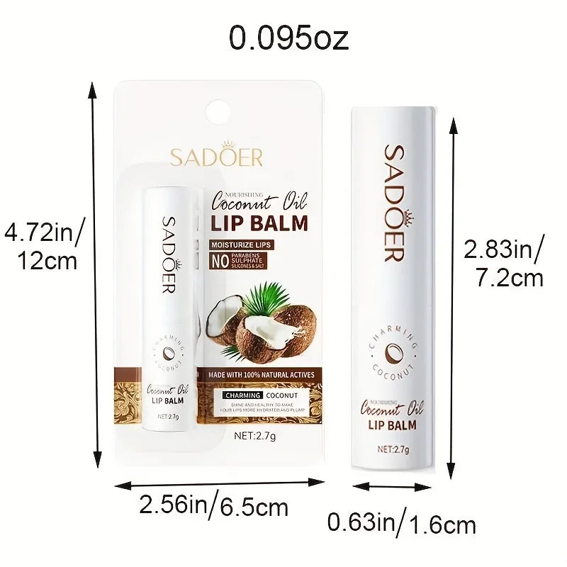 Coconut Lip Balm – Deep Nourishment & Daily Moisture for Men & Women