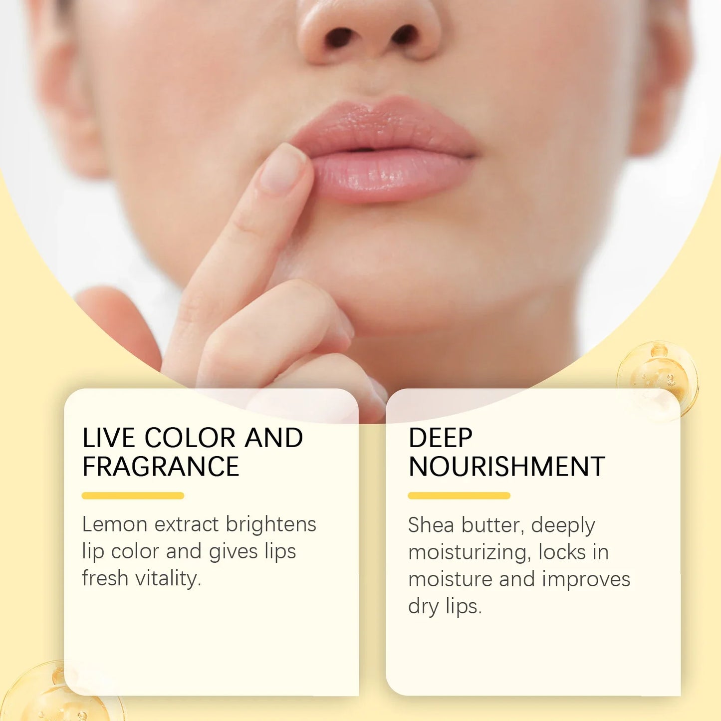 Ginger Lemon Lip Balm & Lip Mask – Exfoliating, Moisturizing, Turmeric-Based Care (5g / 10g)