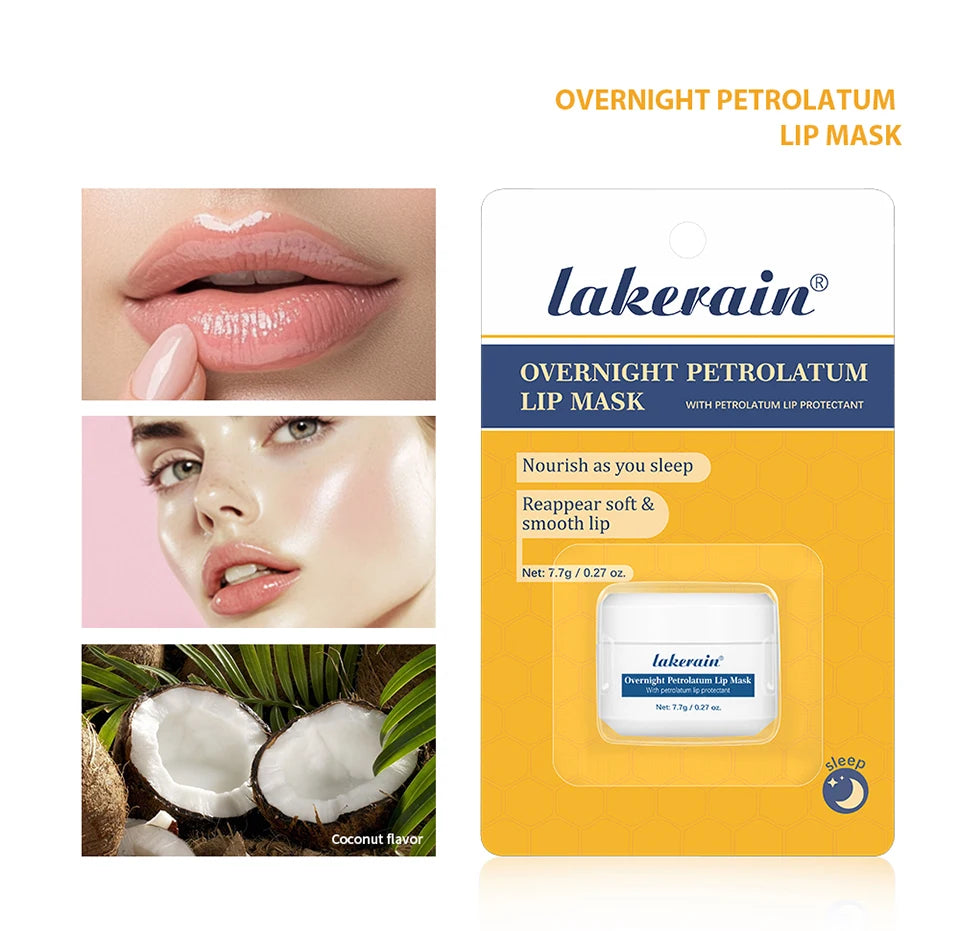 7.7g / 0.27 0z. Sleep Lip Mask Healthy Lips Renewal Therapy Lip Protectant Moisturizer Exfoliating Clean Lip Skin Care Product